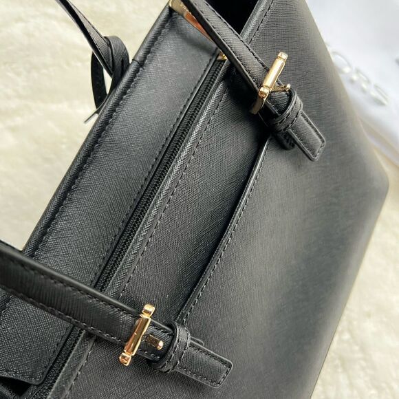 Michael Kors Jet Set Travel Extra-Small Saffiano Leather Top-Zip Tote Bag - Picture 8 of 16